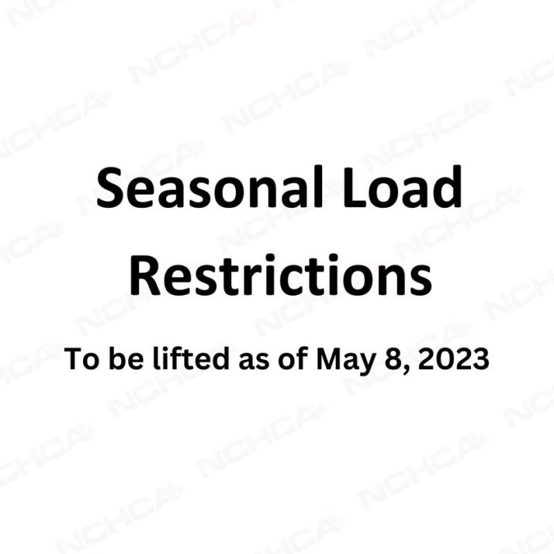 Seasonal Load Restrictions City of Ottawa Update NCHCA